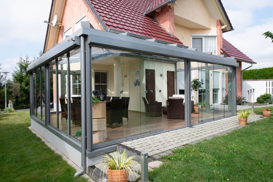 Bilde av en vinterhage