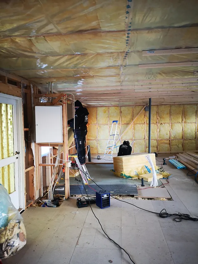 Isolering av et hus